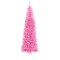 Vickerman 10' Pre-Lit Pencil Sparkling Artificial Christmas Tree - Pink Lights